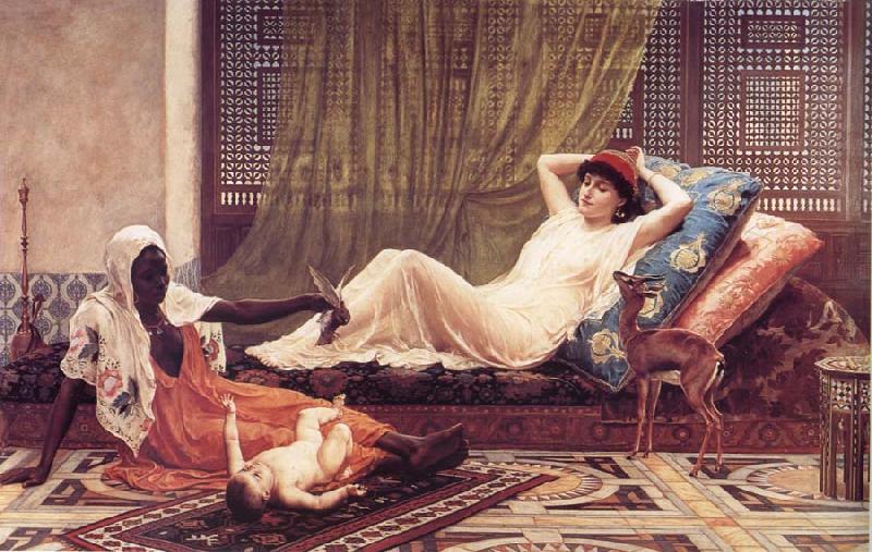 Frederick Goodall A New Attraction in t he Harem